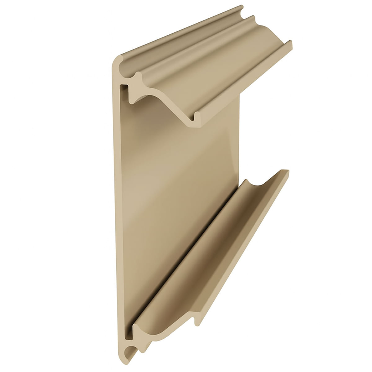 Perfil Puxador Cava Rm-416 3 Metros Champagne Claro Rometal 77881_0